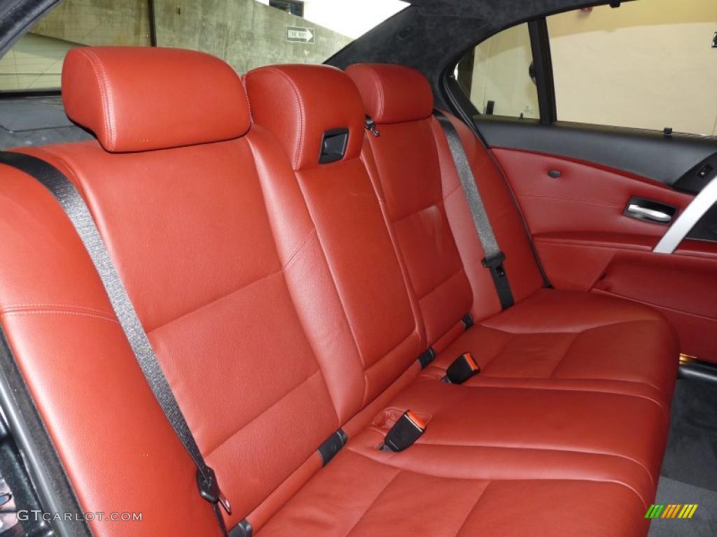 Indianapolis Red Interior 2007 BMW M5 Sedan Photo #48985220