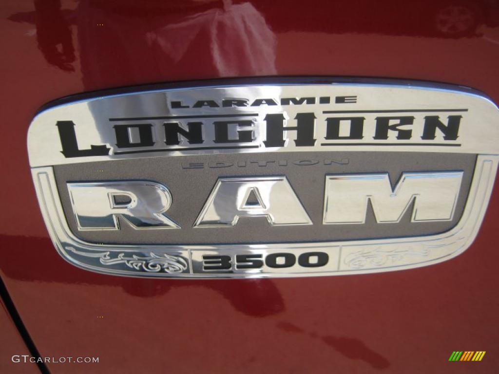2011 Dodge Ram 3500 HD Laramie Longhorn Mega Cab 4x4 Dually Marks and Logos Photos