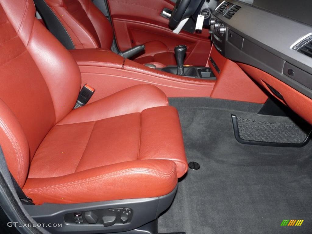 Indianapolis Red Interior 2007 BMW M5 Sedan Photo #48985268