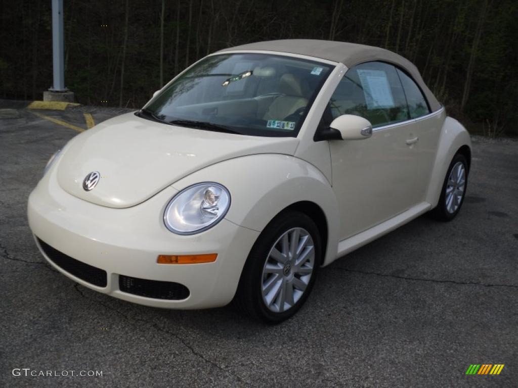 Harvest Moon Beige 2008 Volkswagen New Beetle SE Convertible Exterior Photo #48985694