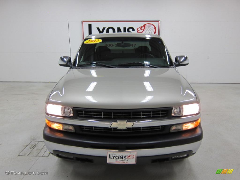 2002 Silverado 1500 LS Extended Cab 4x4 - Light Pewter Metallic / Graphite Gray photo #22
