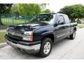 2005 Dark Blue Metallic Chevrolet Silverado 1500 Z71 Extended Cab 4x4  photo #1