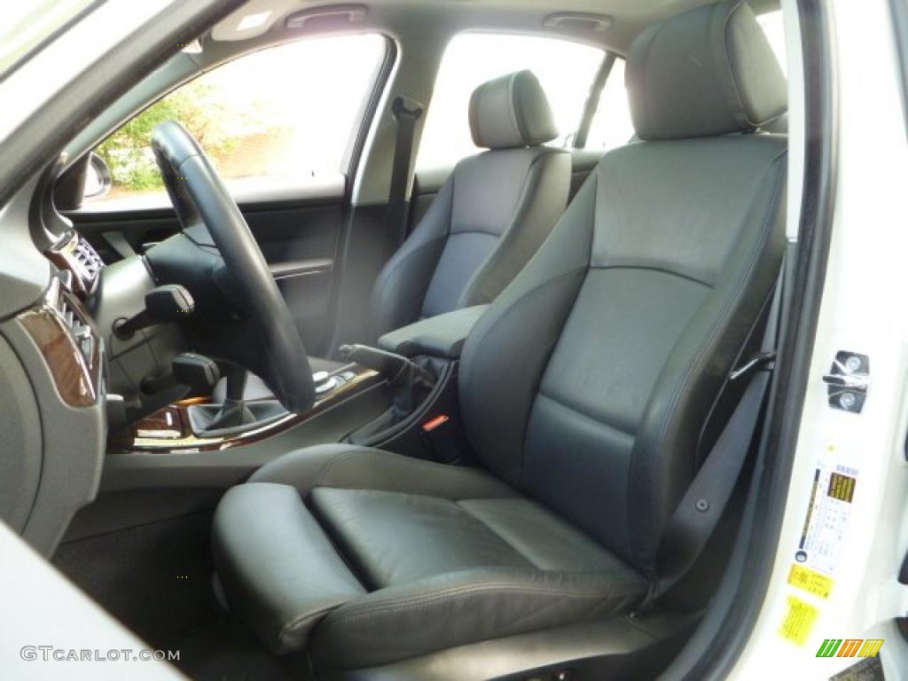 Black Interior 2008 BMW 3 Series 335i Sedan Photo #48988148