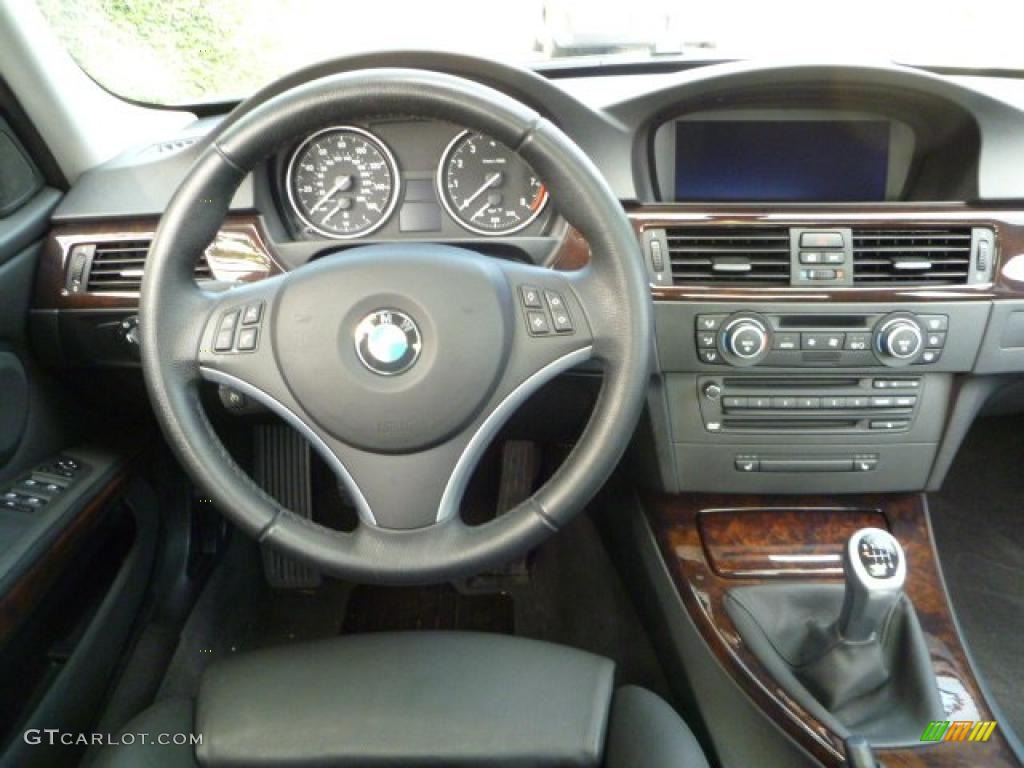 2008 BMW 3 Series 335i Sedan Black Dashboard Photo #48988280