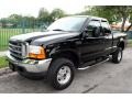 Black 2001 Ford F350 Super Duty Lariat SuperCab 4x4