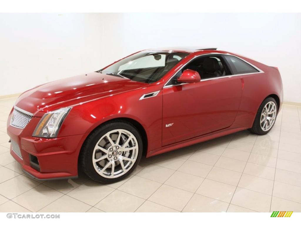 Crystal Red Tintcoat 2011 Cadillac CTS -V Coupe Exterior Photo #48988463