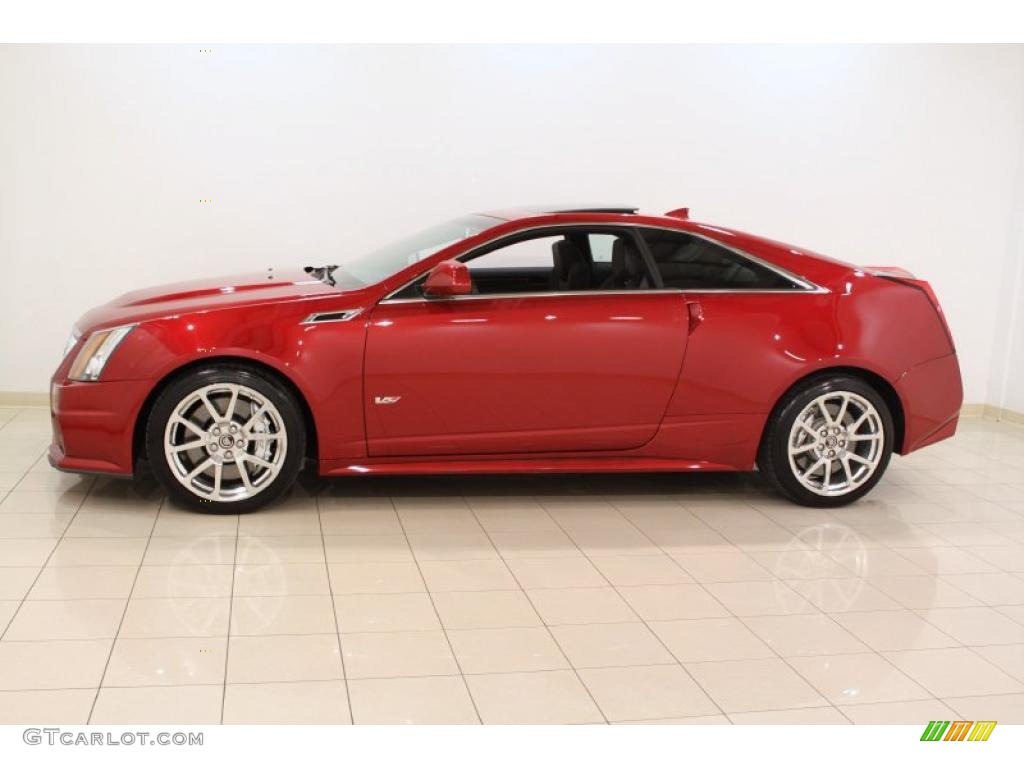 Crystal Red Tintcoat 2011 Cadillac CTS -V Coupe Exterior Photo #48988478