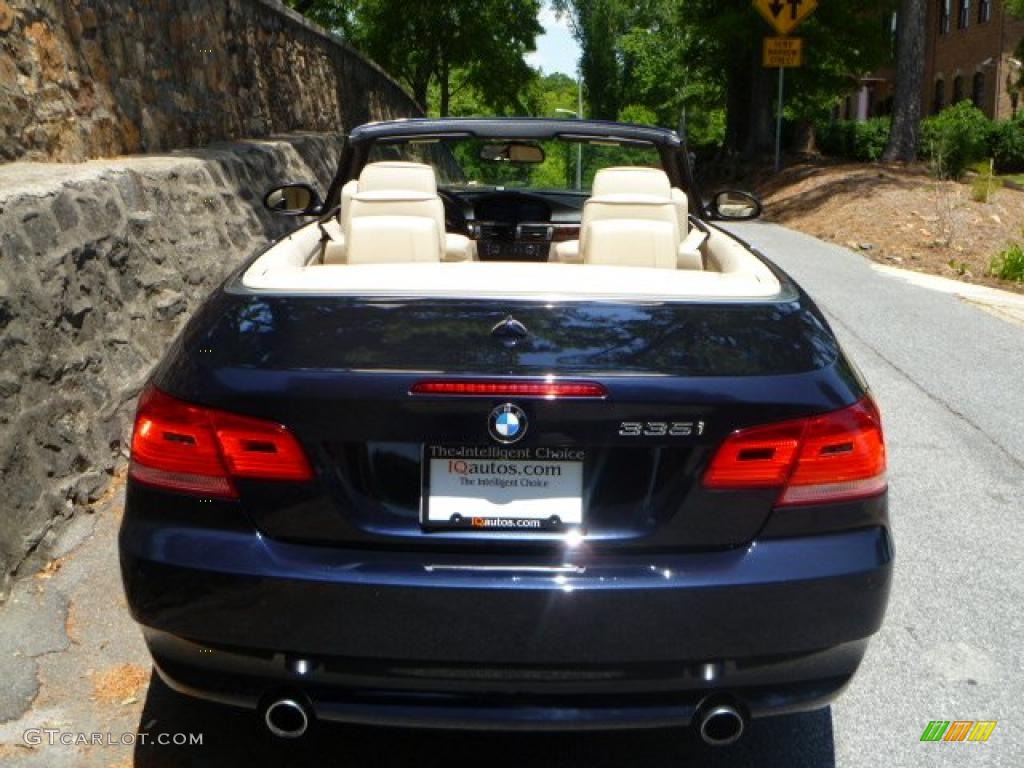 2008 3 Series 335i Convertible - Monaco Blue Metallic / Cream Beige photo #6