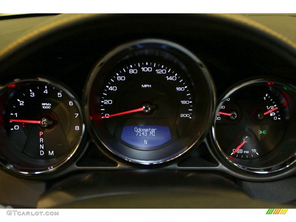 2011 Cadillac CTS -V Coupe Gauges Photo #48988642