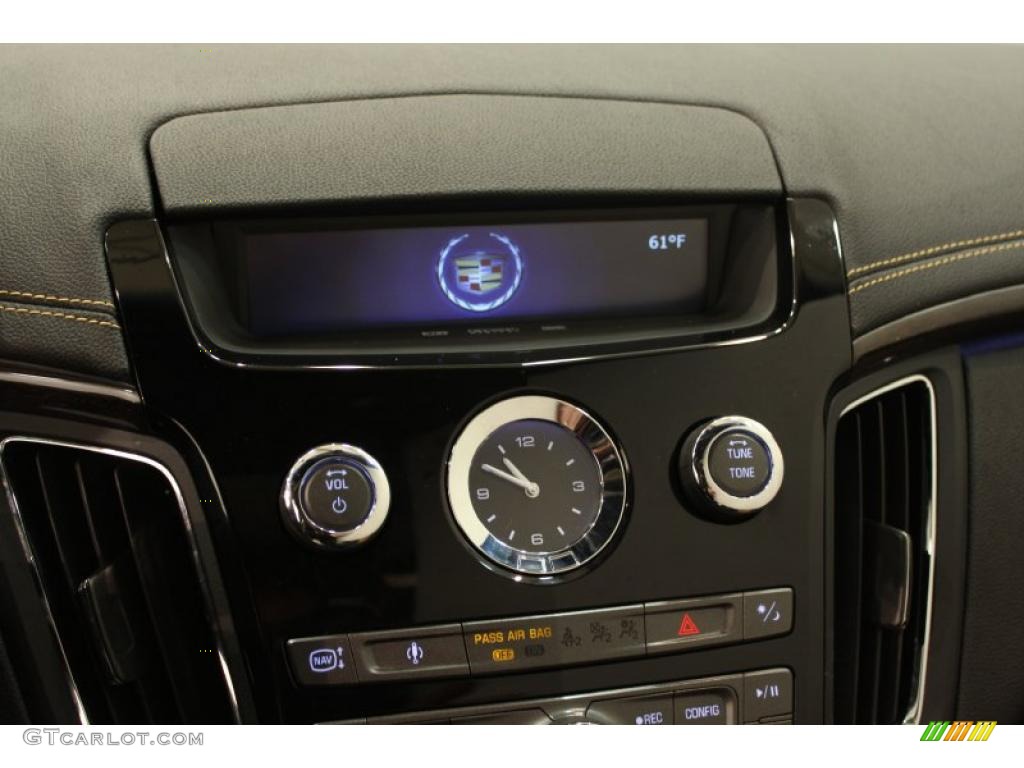 2011 CTS -V Coupe - Crystal Red Tintcoat / Ebony/Saffron photo #20