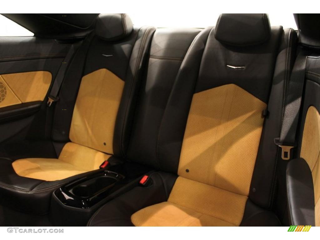 2011 CTS -V Coupe - Crystal Red Tintcoat / Ebony/Saffron photo #34