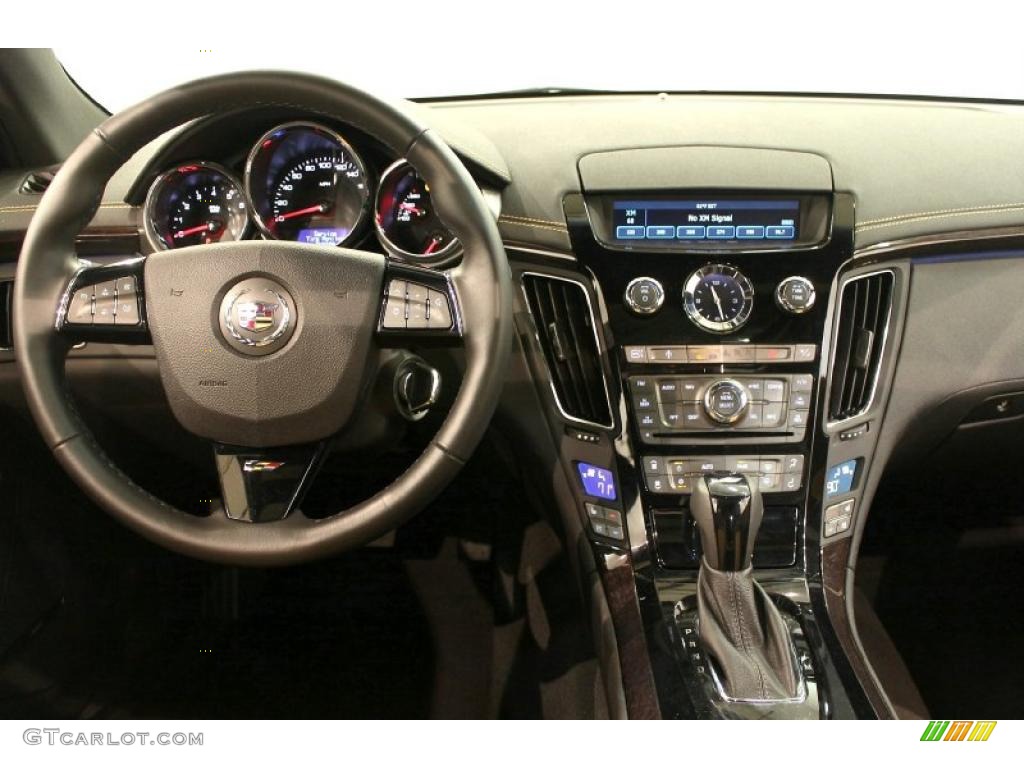 2011 CTS -V Coupe - Crystal Red Tintcoat / Ebony/Saffron photo #35