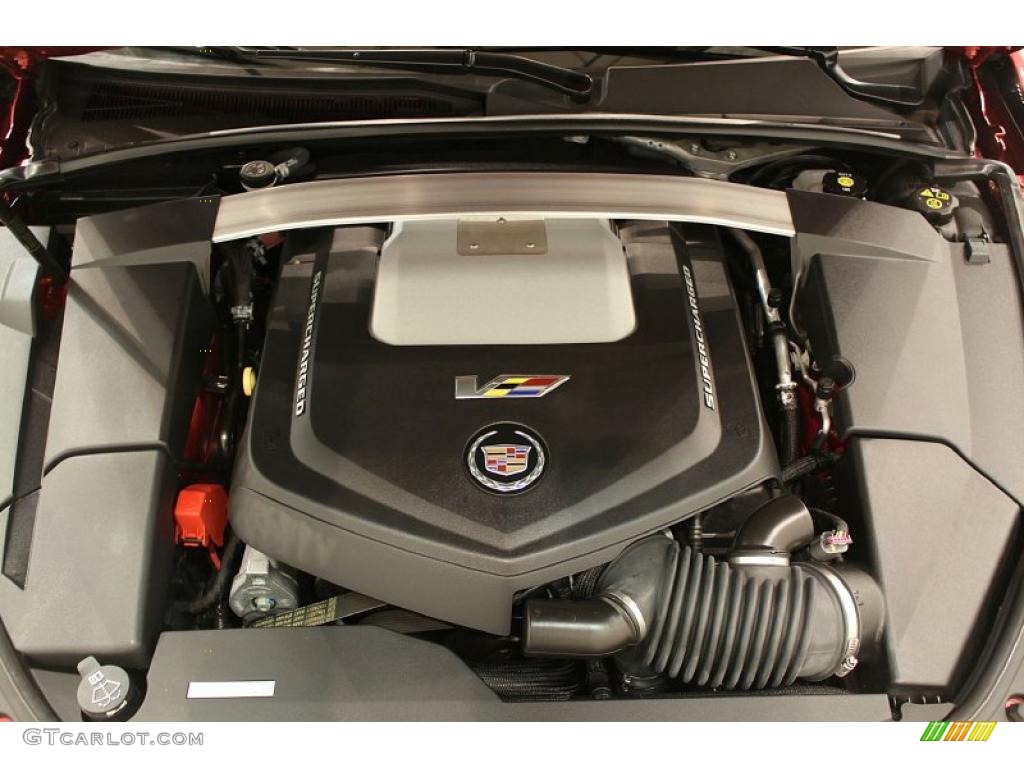 2011 Cadillac CTS -V Coupe 6.2 Liter Supercharged OHV 16-Valve V8 Engine Photo #48988976