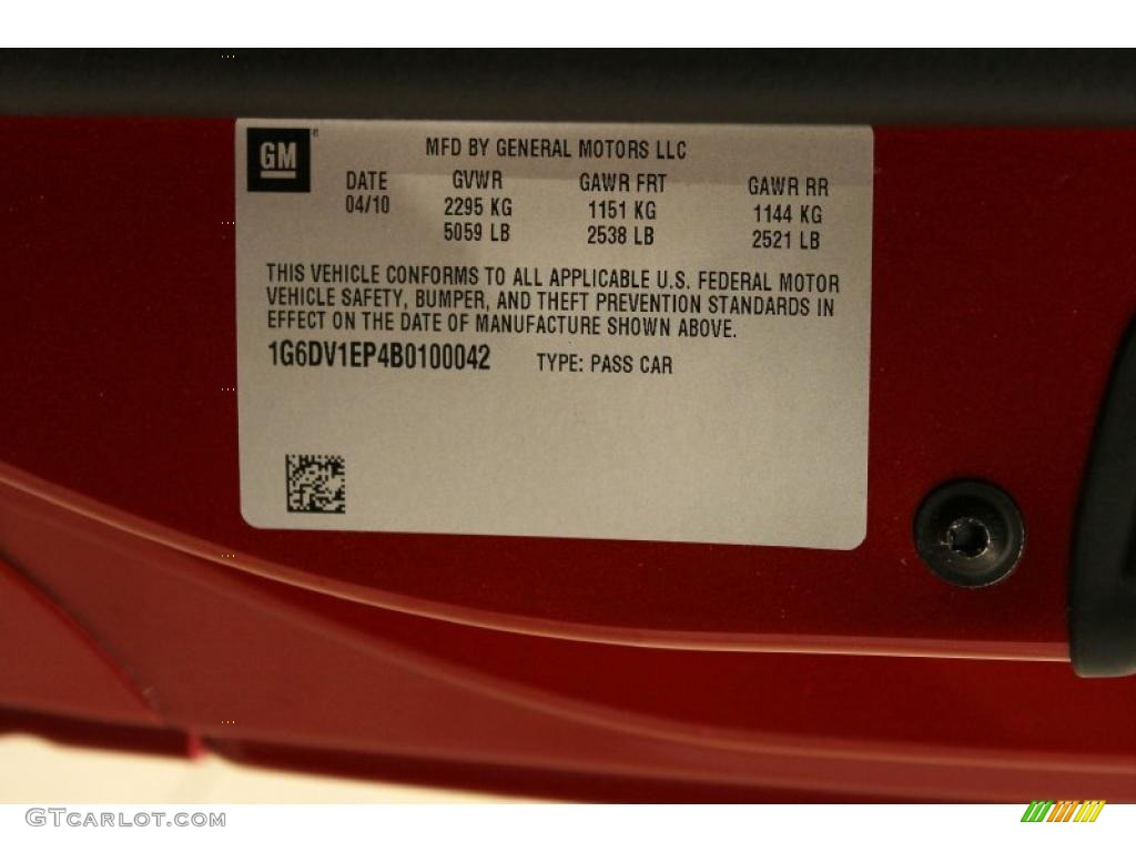 2011 CTS -V Coupe - Crystal Red Tintcoat / Ebony/Saffron photo #44