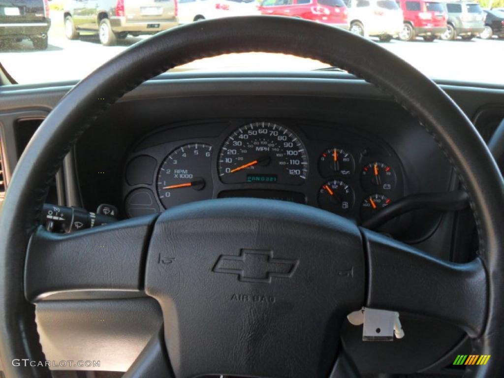 2005 Silverado 1500 LS Extended Cab - Silver Birch Metallic / Dark Charcoal photo #11