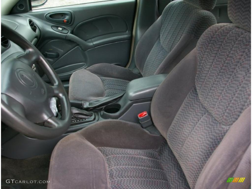 Dark Pewter Interior 2002 Pontiac Grand Am SE Sedan Photo #48989909