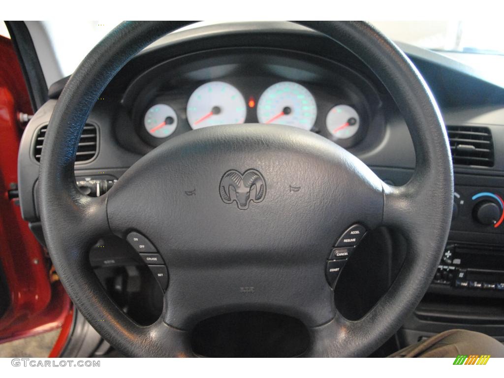 2001 Dodge Intrepid SE Dark Slate Gray Steering Wheel Photo #48990206