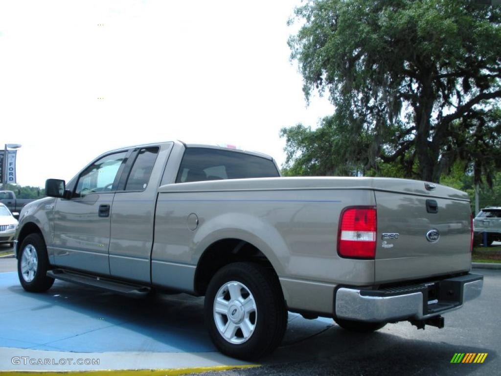 2004 F150 XLT SuperCab - Arizona Beige Metallic / Tan photo #3