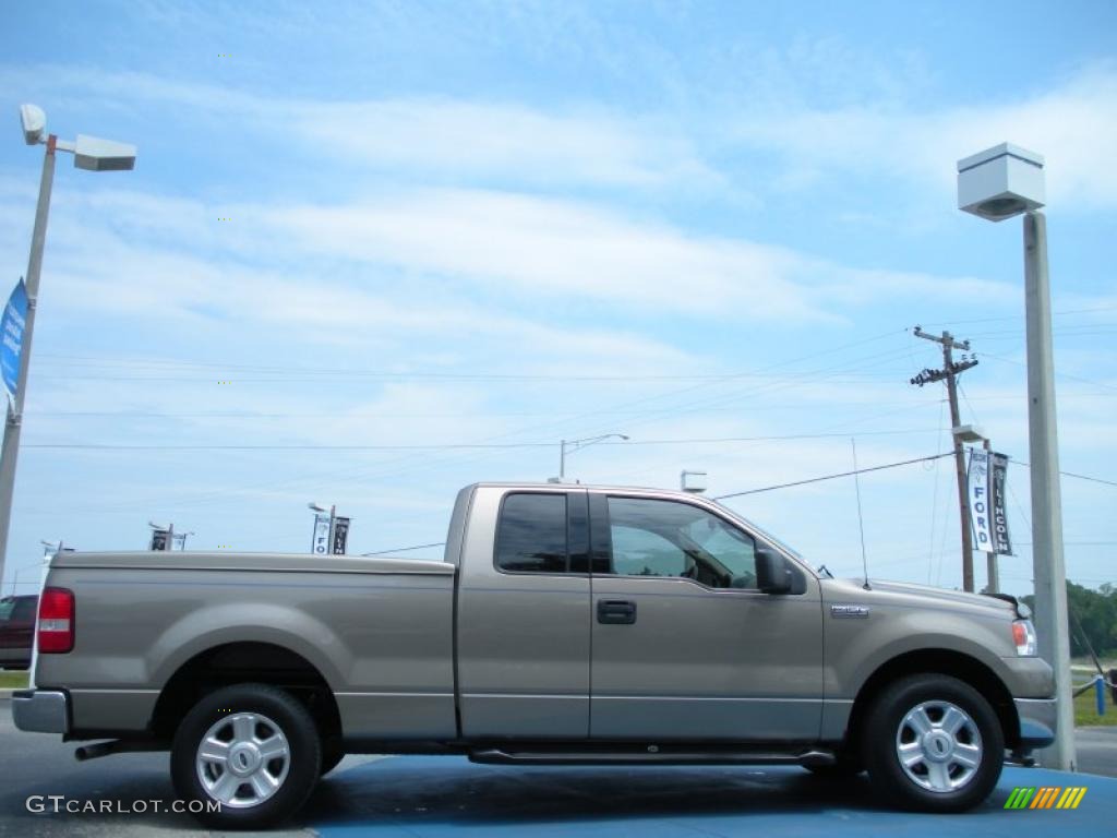 2004 F150 XLT SuperCab - Arizona Beige Metallic / Tan photo #6