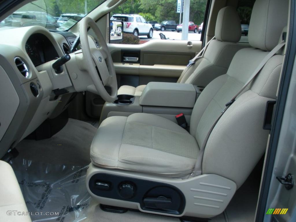 2004 F150 XLT SuperCab - Arizona Beige Metallic / Tan photo #12