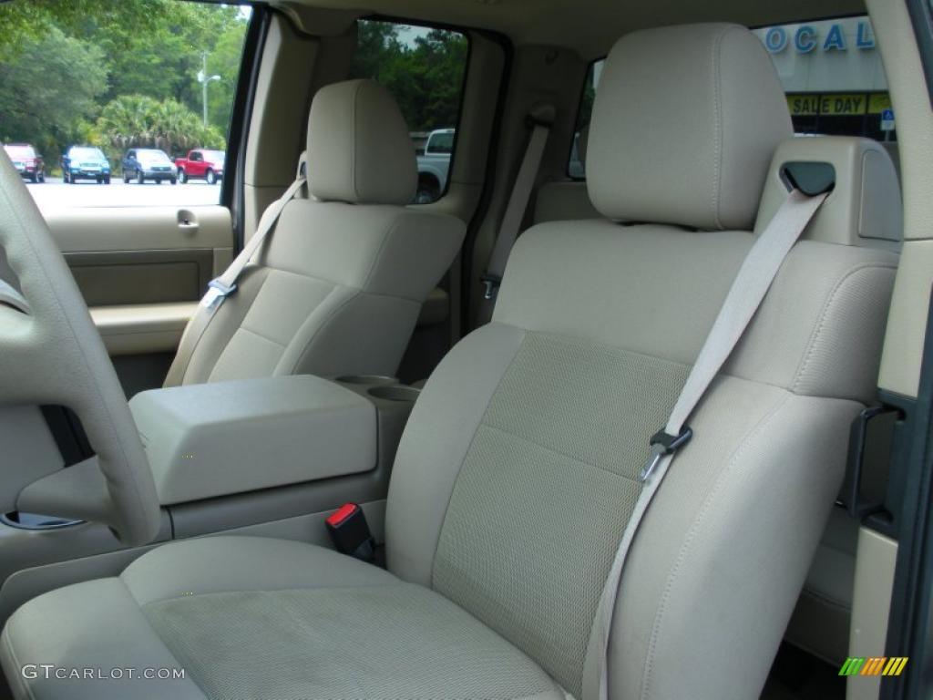 2004 F150 XLT SuperCab - Arizona Beige Metallic / Tan photo #13