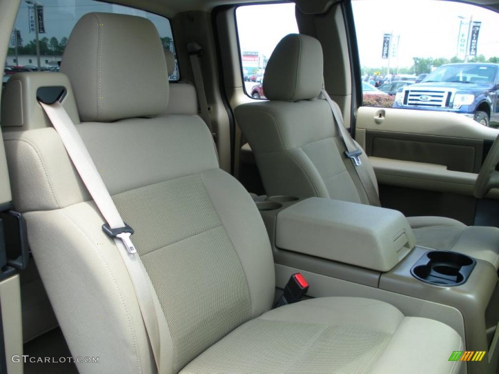 2004 F150 XLT SuperCab - Arizona Beige Metallic / Tan photo #17