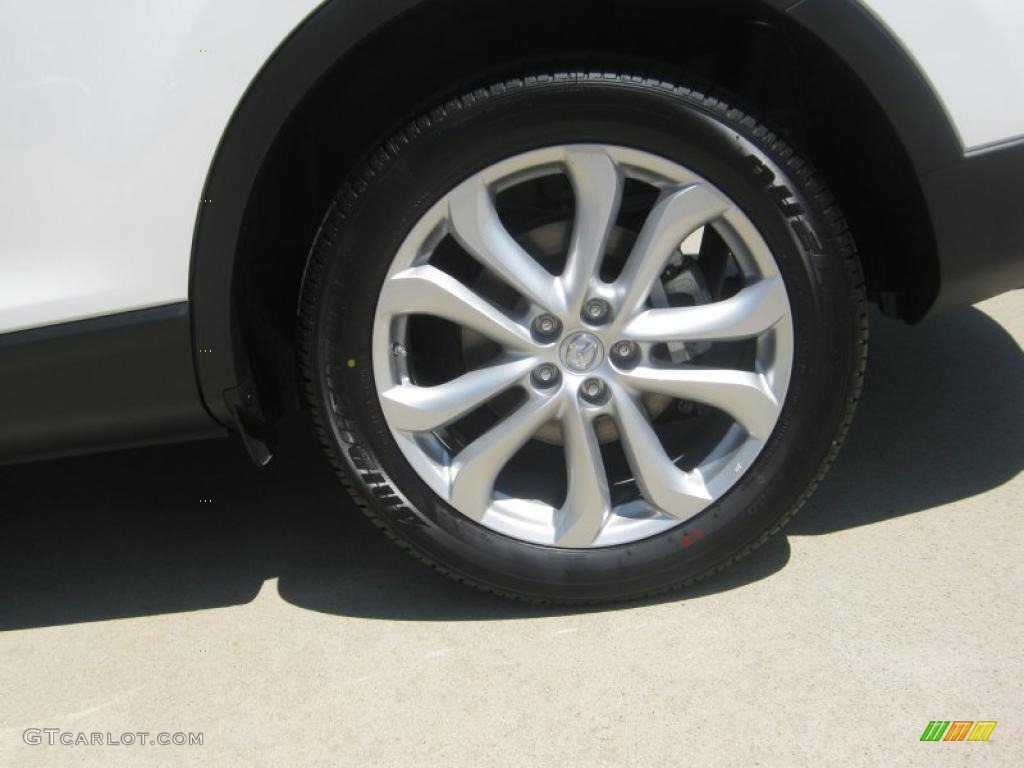2011 CX-9 Grand Touring - Crystal White Pearl Mica / Sand photo #23