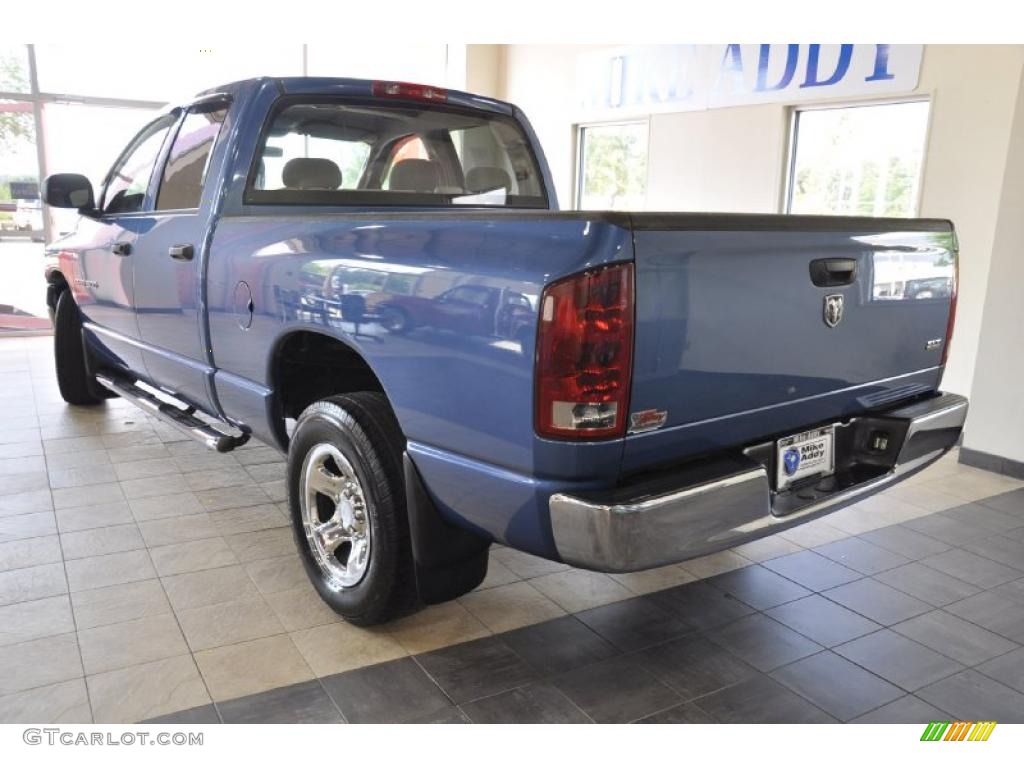 2005 Ram 1500 SLT Quad Cab - Atlantic Blue Pearl / Dark Slate Gray photo #8