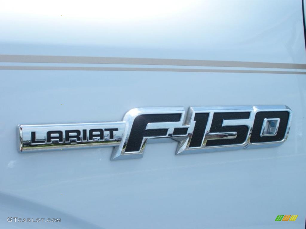 2010 F150 Lariat SuperCrew - Oxford White / Tan photo #9