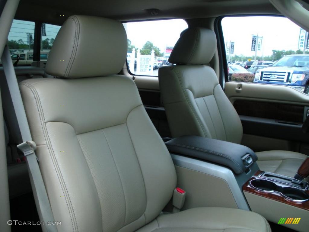 2010 F150 Lariat SuperCrew - Oxford White / Tan photo #16
