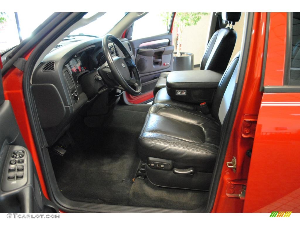 2004 Ram 1500 SLT Quad Cab - Flame Red / Dark Slate Gray photo #35