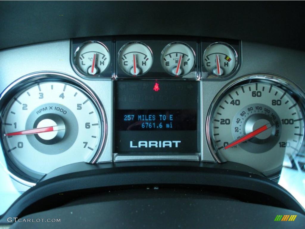 2010 F150 Lariat SuperCrew - Oxford White / Tan photo #20