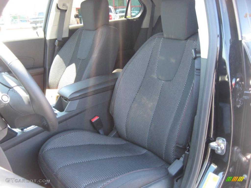 Jet Black Interior 2011 Chevrolet Equinox LTZ Photo #48992075