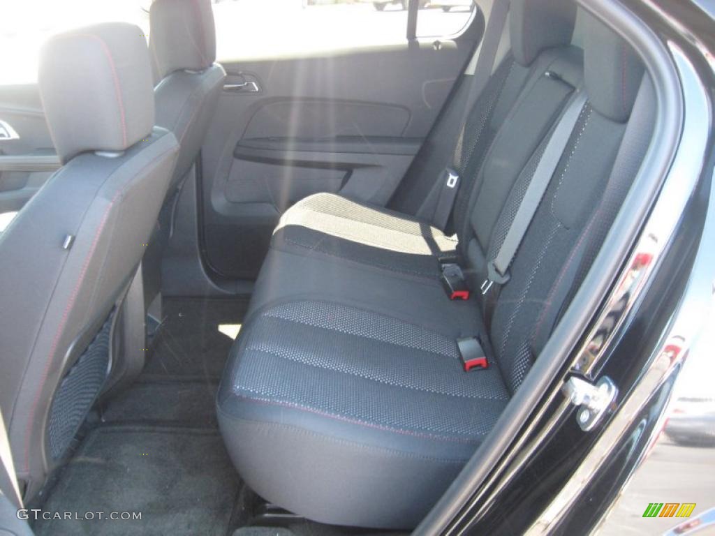 Jet Black Interior 2011 Chevrolet Equinox LTZ Photo #48992090