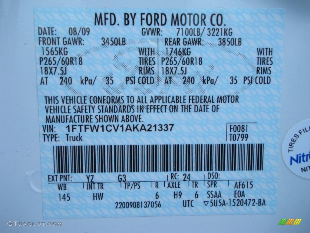 2010 F150 Lariat SuperCrew - Oxford White / Tan photo #25