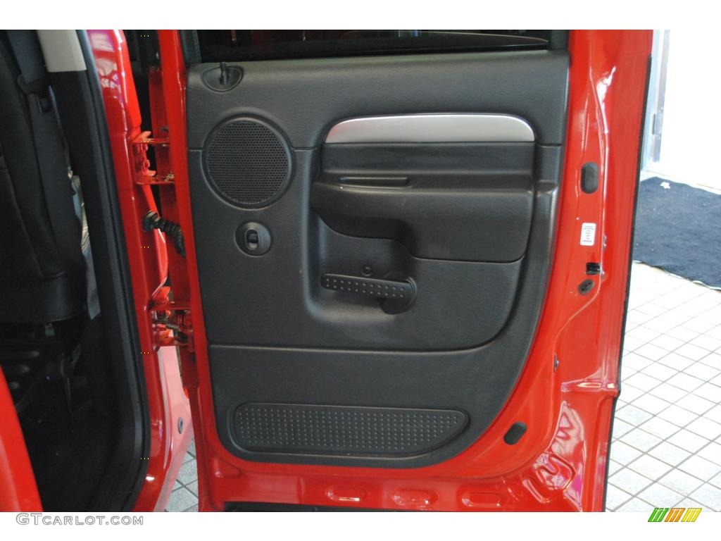 2004 Ram 1500 SLT Quad Cab - Flame Red / Dark Slate Gray photo #42