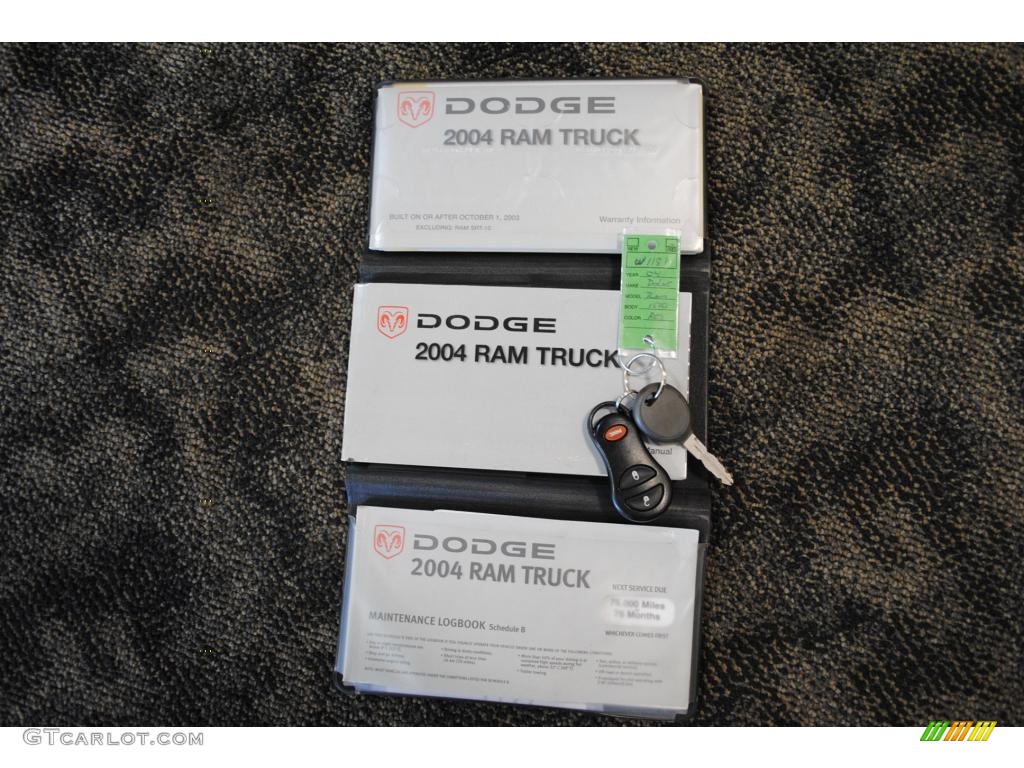 2004 Ram 1500 SLT Quad Cab - Flame Red / Dark Slate Gray photo #52