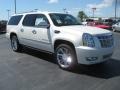 2011 White Diamond Tricoat Cadillac Escalade ESV Platinum AWD  photo #3