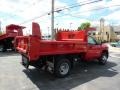 2011 Victory Red Chevrolet Silverado 3500HD Regular Cab 4x4 Chassis Dump Truck  photo #7