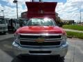 Victory Red - Silverado 3500HD Regular Cab 4x4 Chassis Dump Truck Photo No. 2
