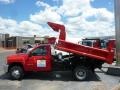 Victory Red - Silverado 3500HD Regular Cab 4x4 Chassis Dump Truck Photo No. 4