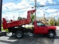 Victory Red - Silverado 3500HD Regular Cab 4x4 Chassis Dump Truck Photo No. 8