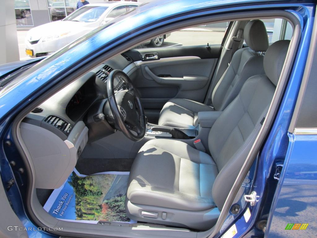 2008 TSX Sedan - Arctic Blue Pearl / Quartz Gray photo #21