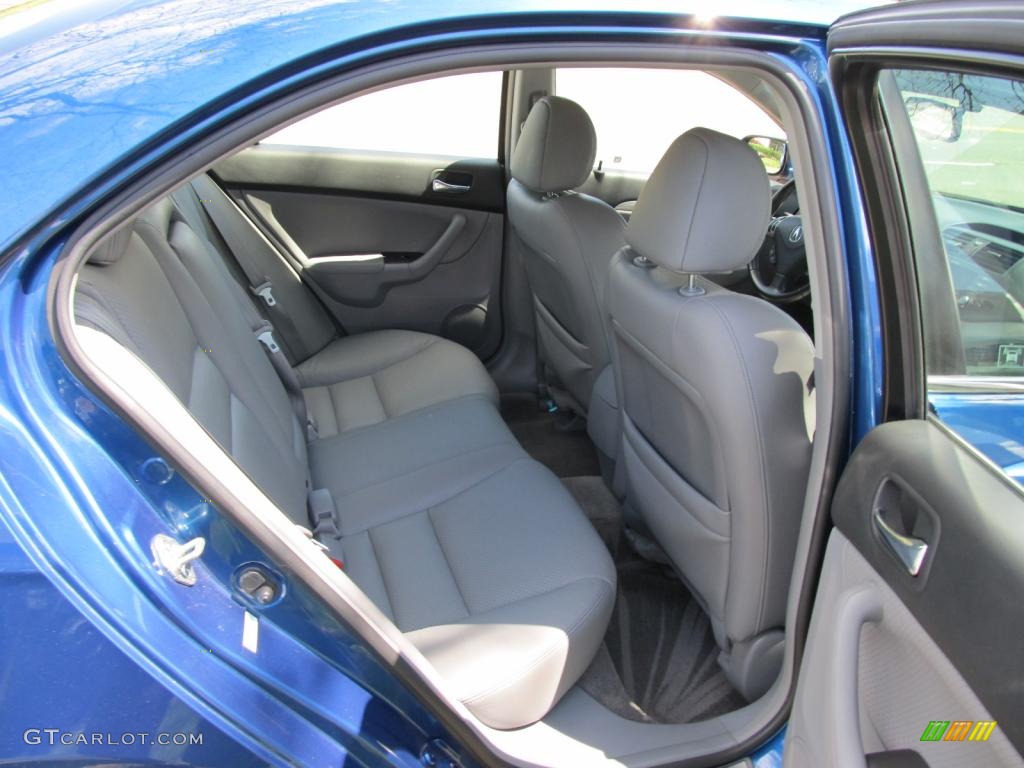 2008 TSX Sedan - Arctic Blue Pearl / Quartz Gray photo #24