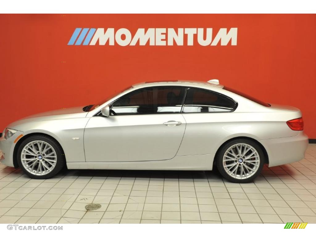 2011 3 Series 335i Coupe - Titanium Silver Metallic / Black photo #19