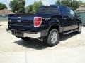 2011 Dark Blue Pearl Metallic Ford F150 XLT SuperCrew 4x4  photo #3