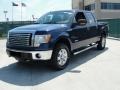 2011 Dark Blue Pearl Metallic Ford F150 XLT SuperCrew 4x4  photo #7