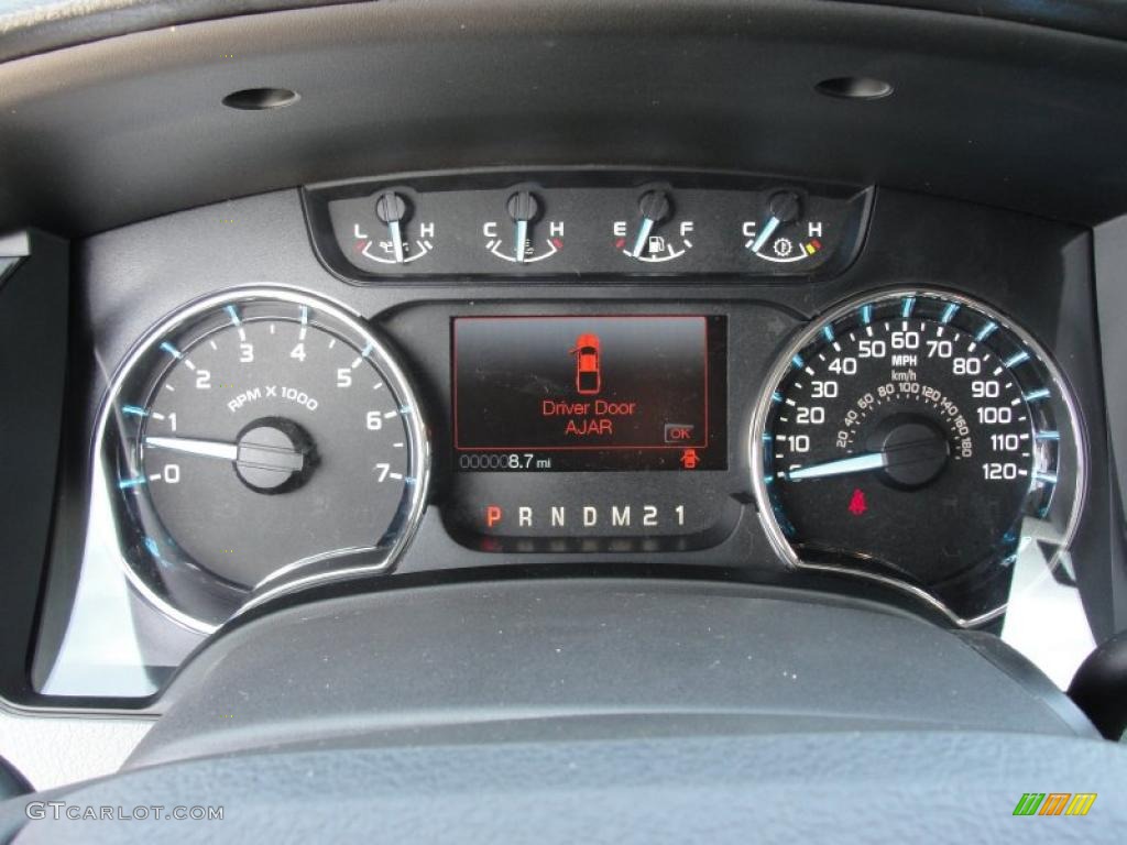 2011 Ford F150 XLT SuperCab Gauges Photo #48998159