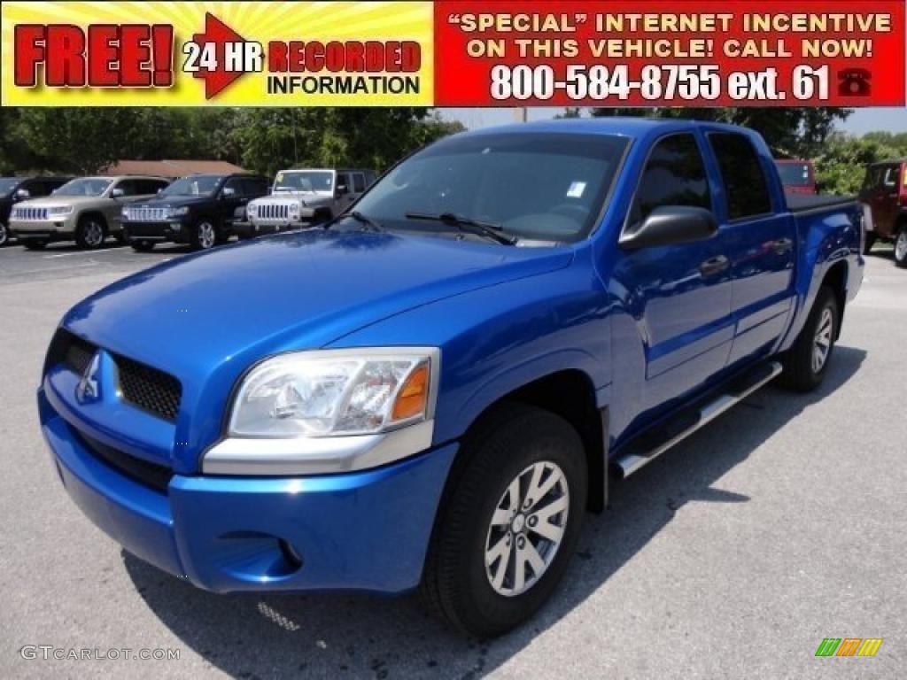 2007 Raider LS Double Cab - Electric Blue / Slate photo #1