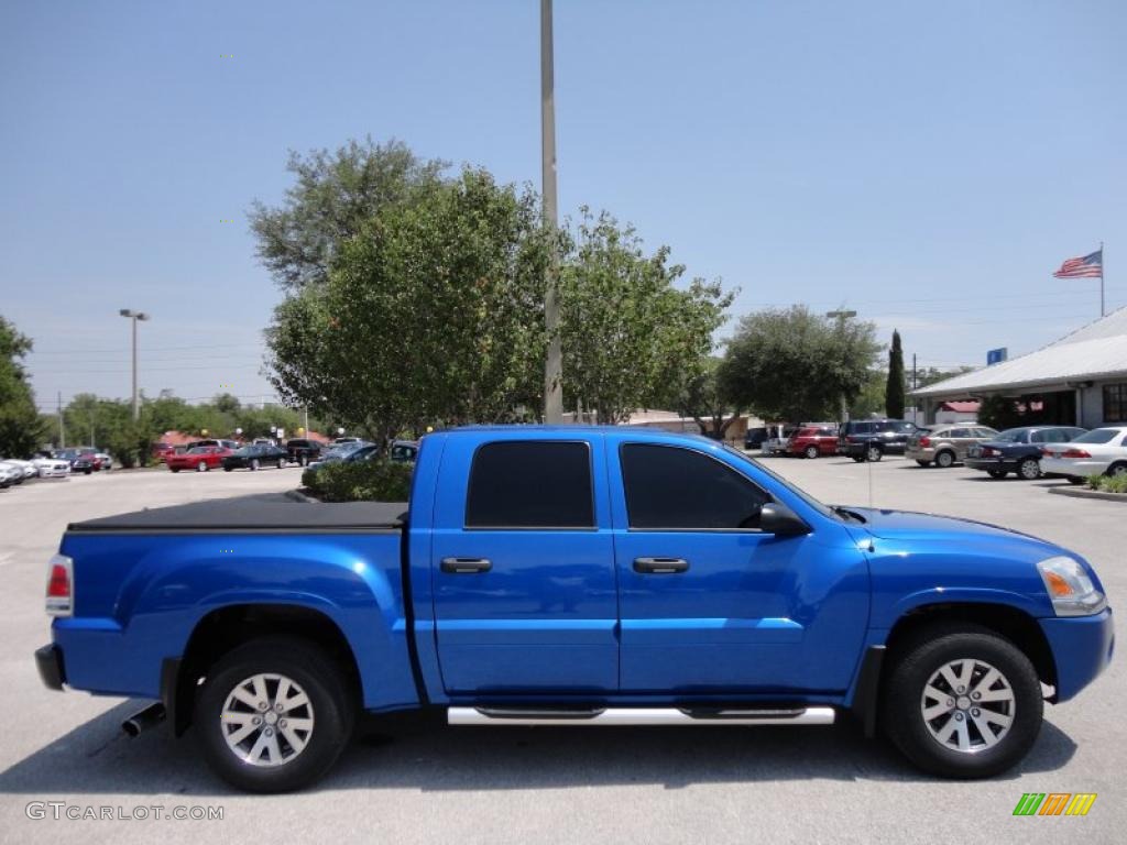 Electric Blue 2007 Mitsubishi Raider LS Double Cab Exterior Photo #48998927
